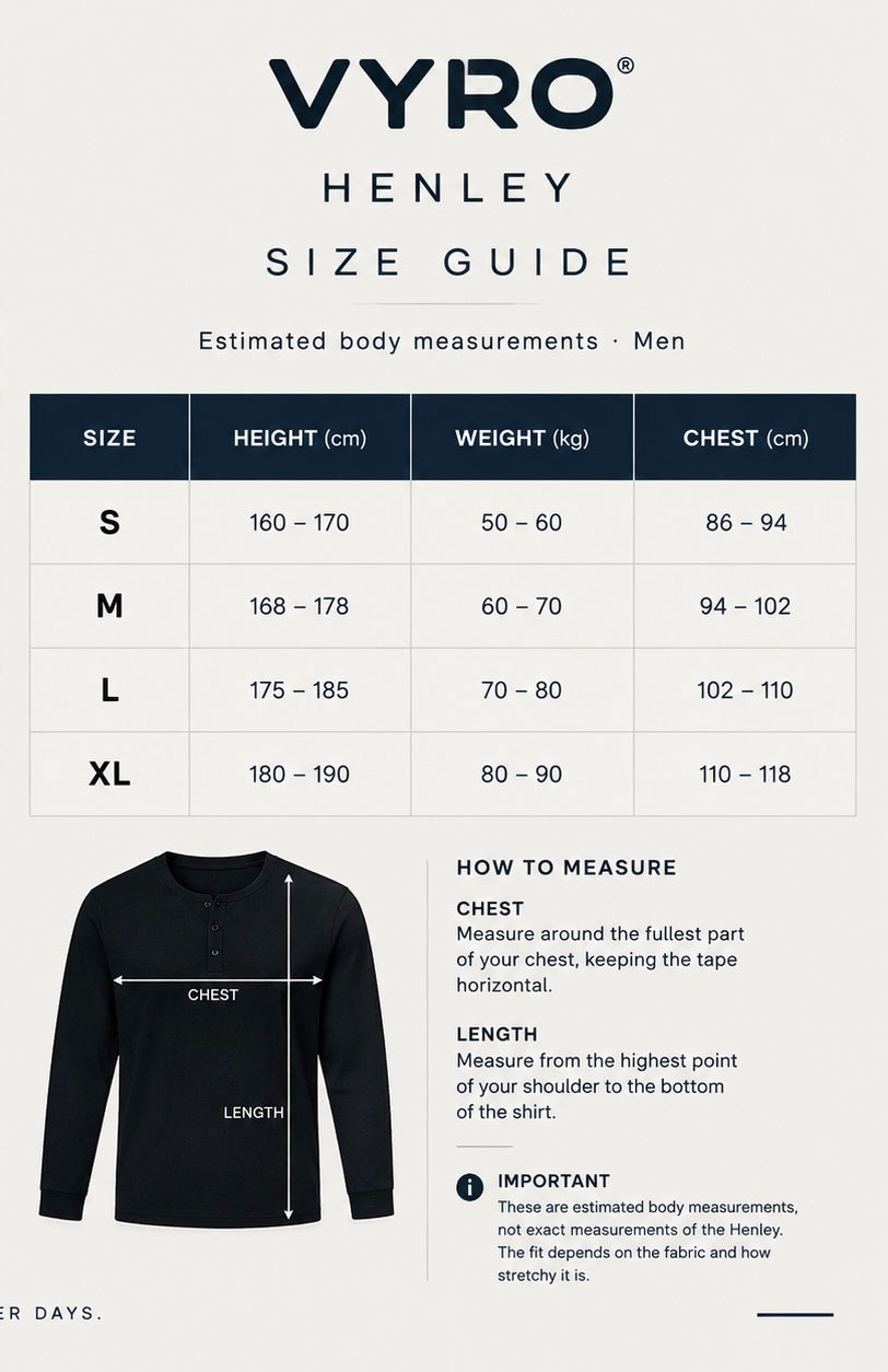 VYRO Classic Henley