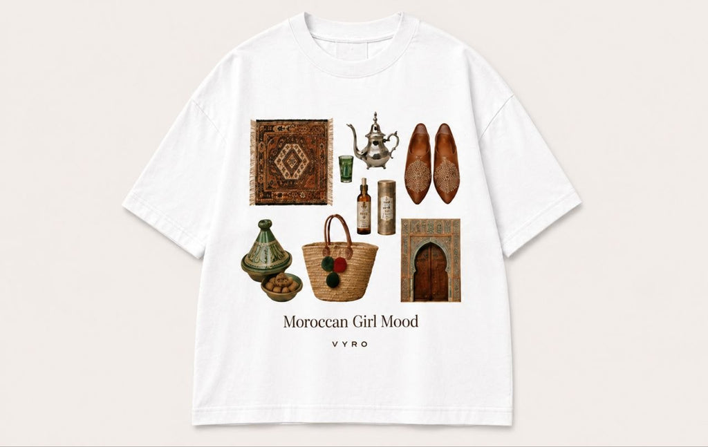 Moroccan Girl Mood Oversized T-Shirt