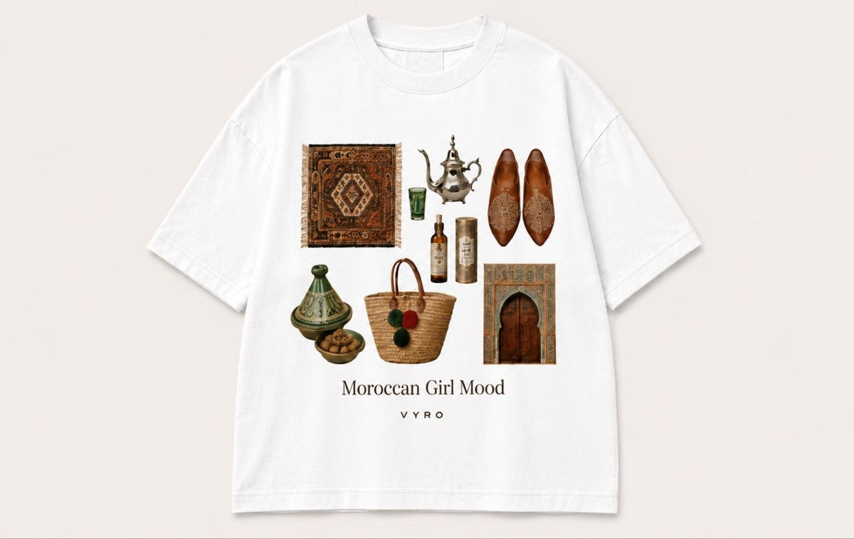Moroccan Girl Mood Oversized T-Shirt